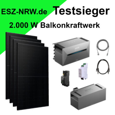 2.000 W Anker u. Marstek- Balkonkraftwerke-Stets